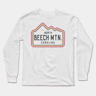 Visiting NC Mountain Cities Beech Mountain, NC Neon Range Long Sleeve T-Shirt